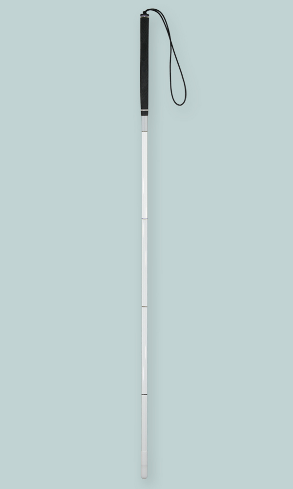 盲人用白杖｜携帯用｜グラス・ゴルフ5段折（太さφ16mm）｜瀬川商店